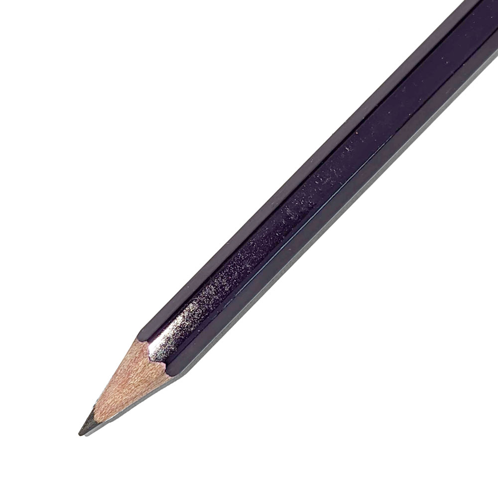 Bút chì đen lỏi 2B dạng lục giác 3678-2B-Tím